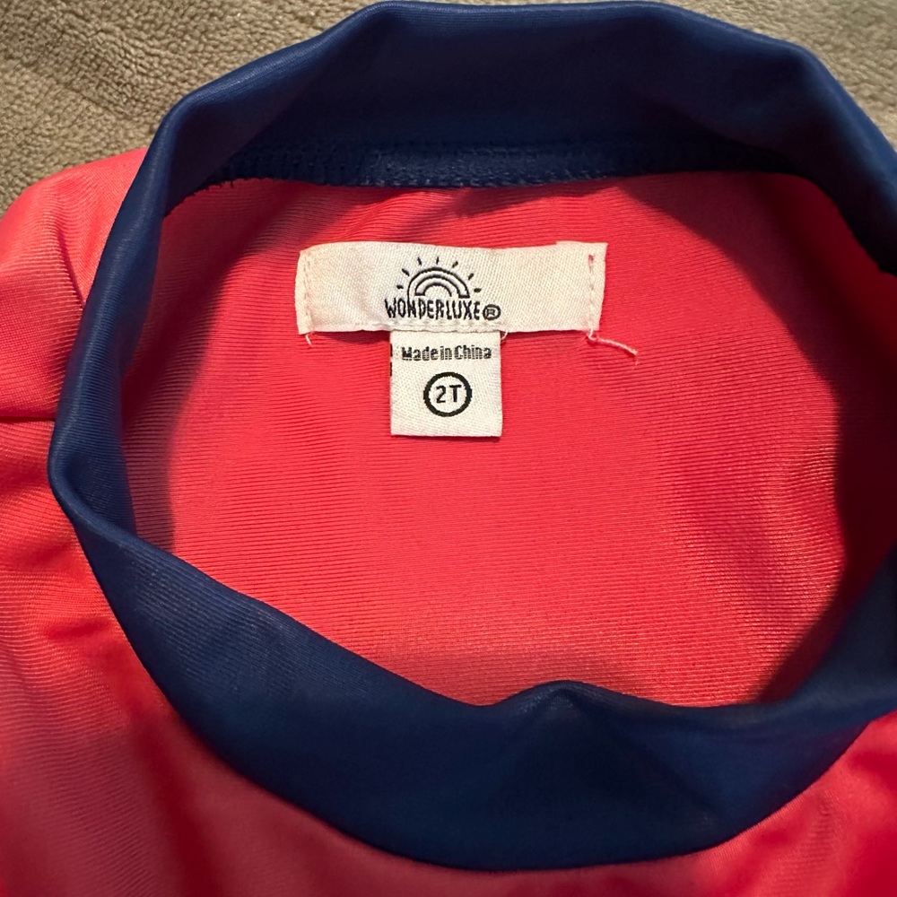Wonderluxe Toddler Bathing Suit with Rash Guard - Picture 7 of 7